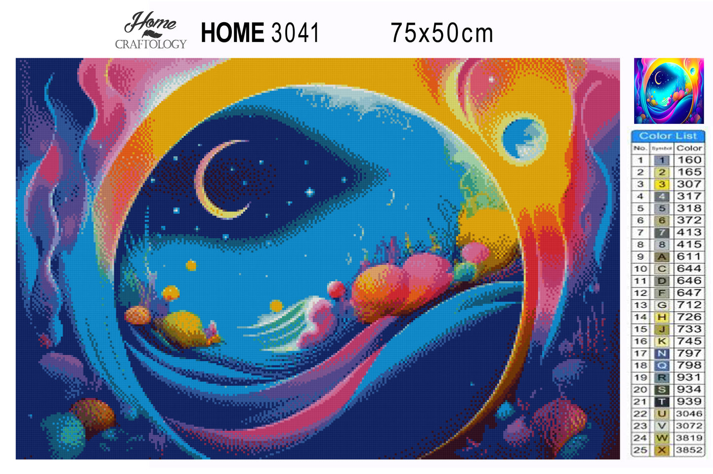 Colorful Seabed - Premium Diamond Painting Kit