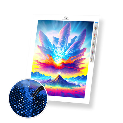 Volcano Eruption - Premium Diamond Painting Kit