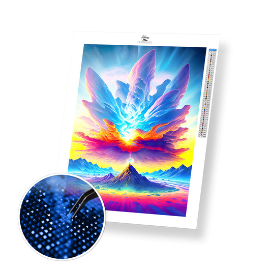 Volcano Eruption - Premium Diamond Painting Kit