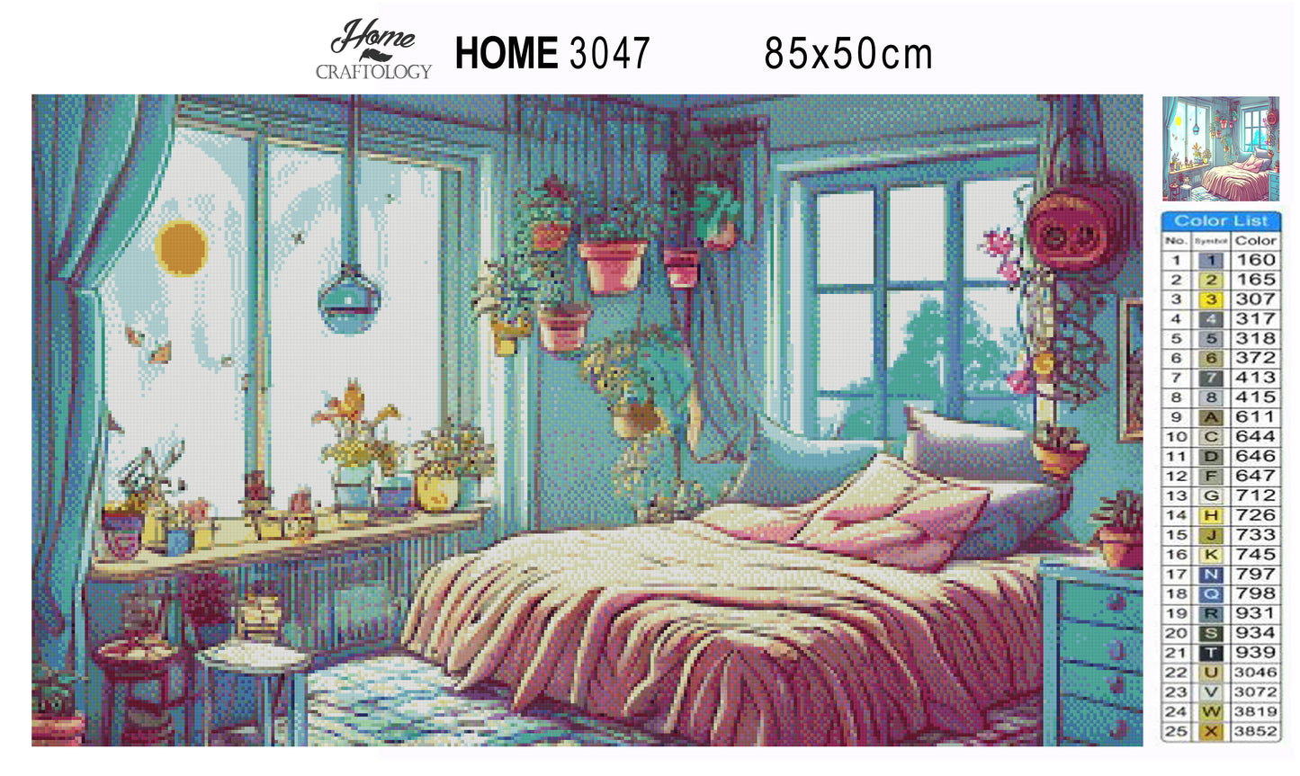 Bedroom - Premium Diamond Painting Kit