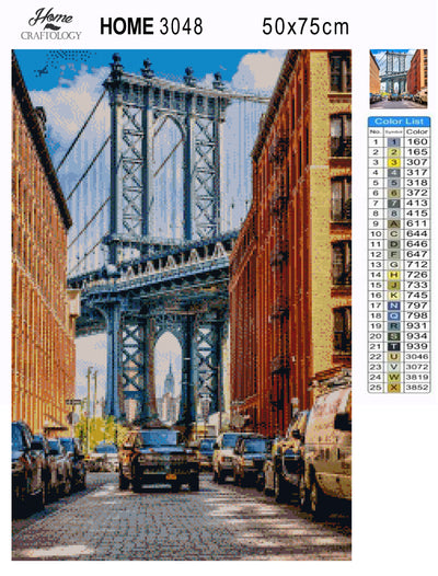 Brooklyn Bridge - Premium Diamond Painting Kit