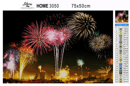 Fireworks - Premium Diamond Painting Kit