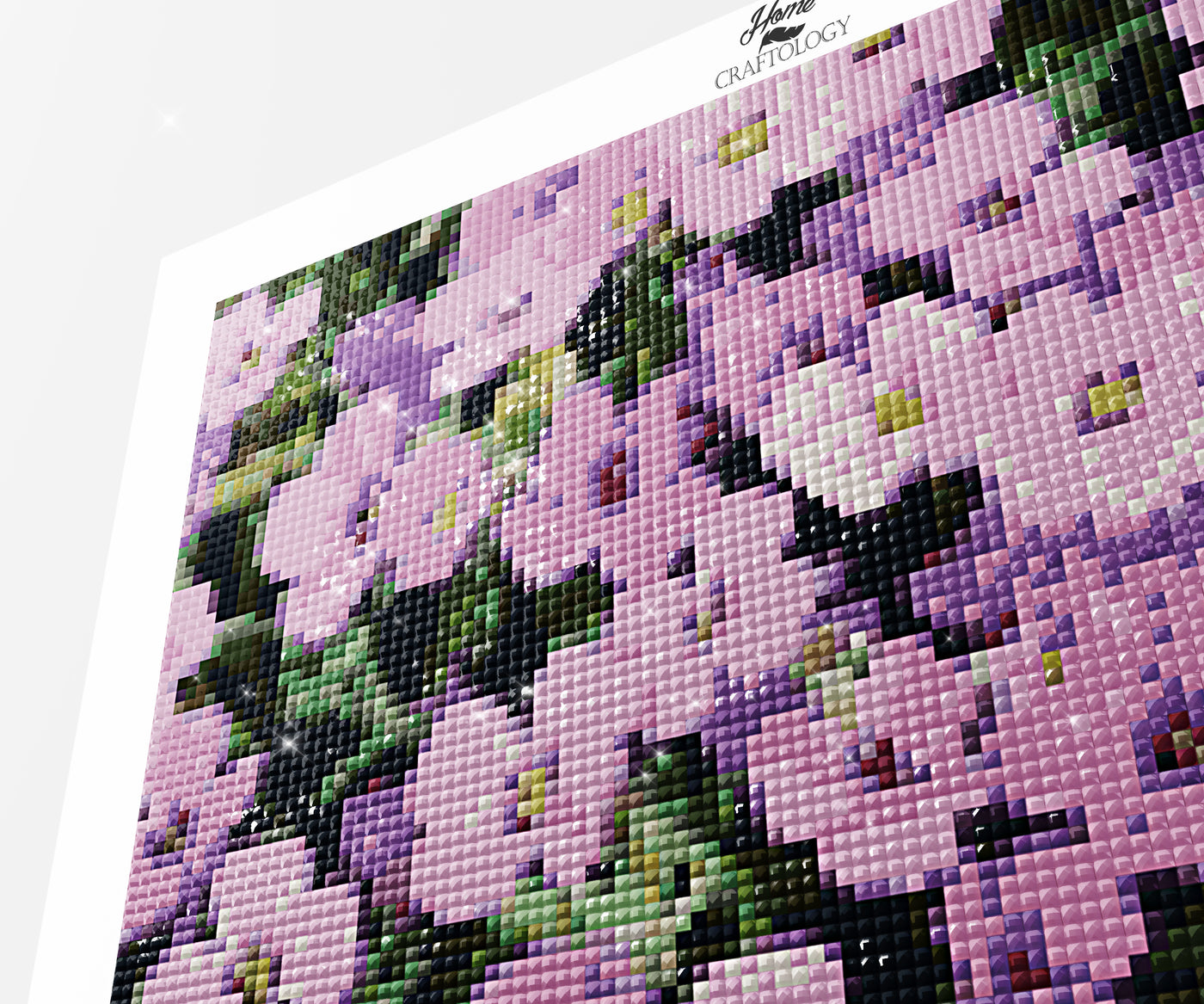 Field of Purple Flowers - Premium Diamond Painting Kit