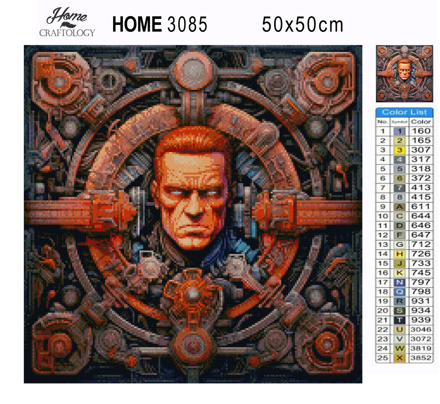 Robot and Machine - Premium Diamond Painting Kit