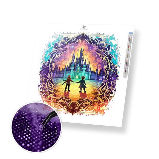 Two Teenage Wizards - Exclusive Premium Diamond Painting Kit