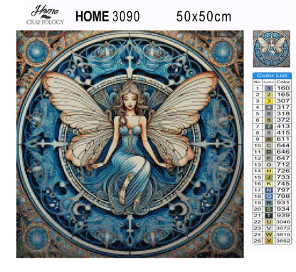 Angel Mandala - Exclusive Premium Diamond Painting Kit