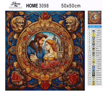 King with Beautiful Queen - Premium Diamond Painting Kit