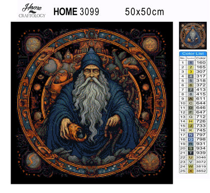 Old Wizard - Exclusive Premium Diamond Painting Kit