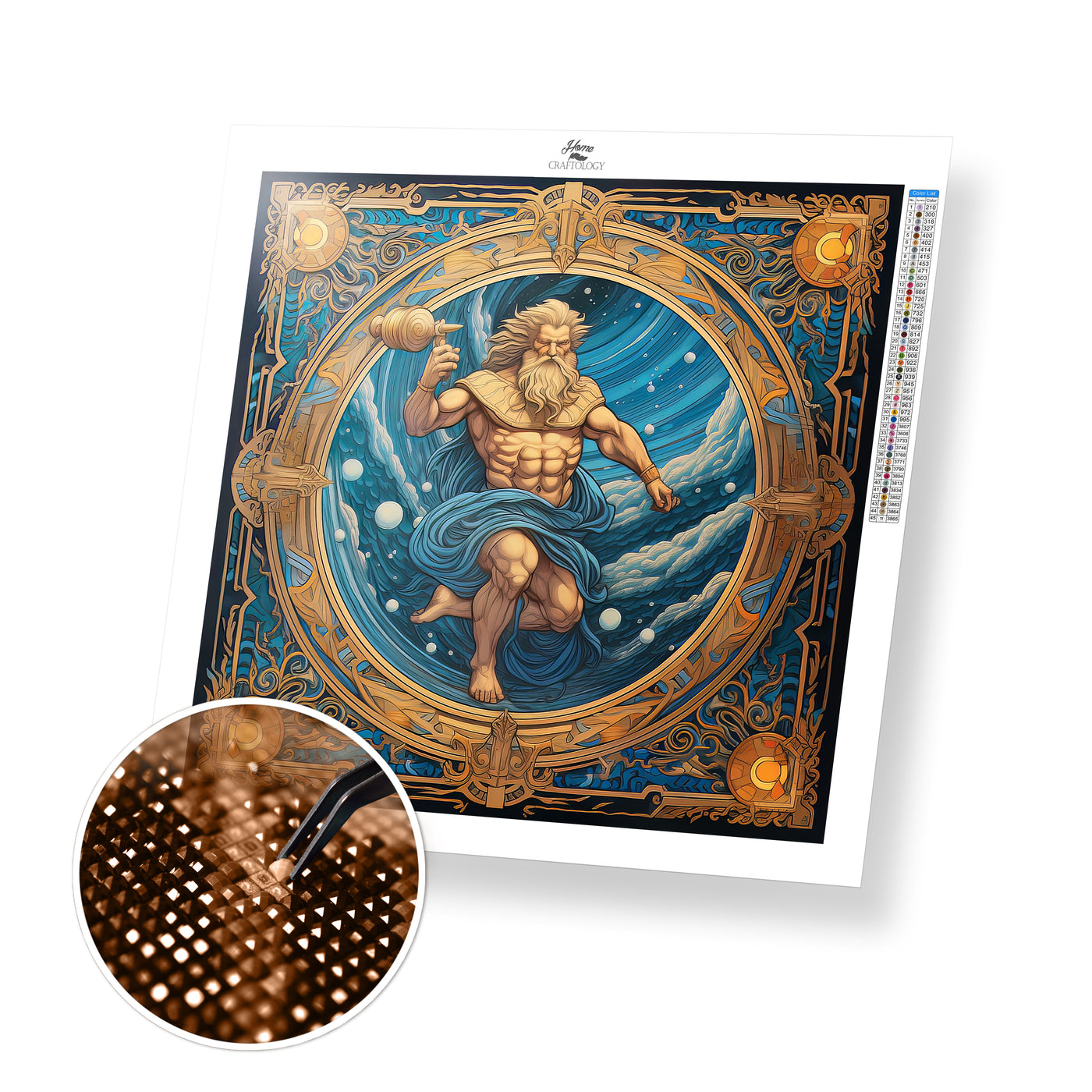 Powerful God - Premium Diamond Painting Kit