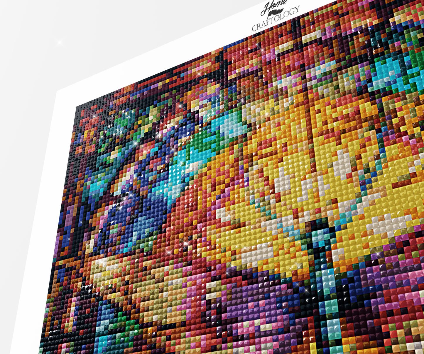 Stained Glass Colorful Dragonfly - Exclusive Premium Diamond Painting Kit