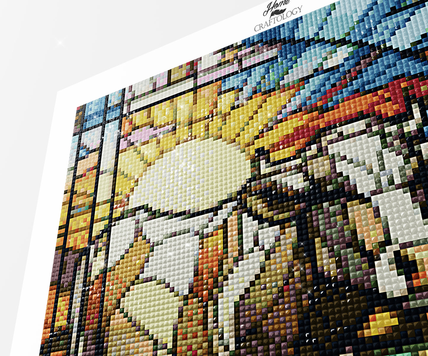 Stained Glass Cow - Exclusive Premium Diamond Painting Kit