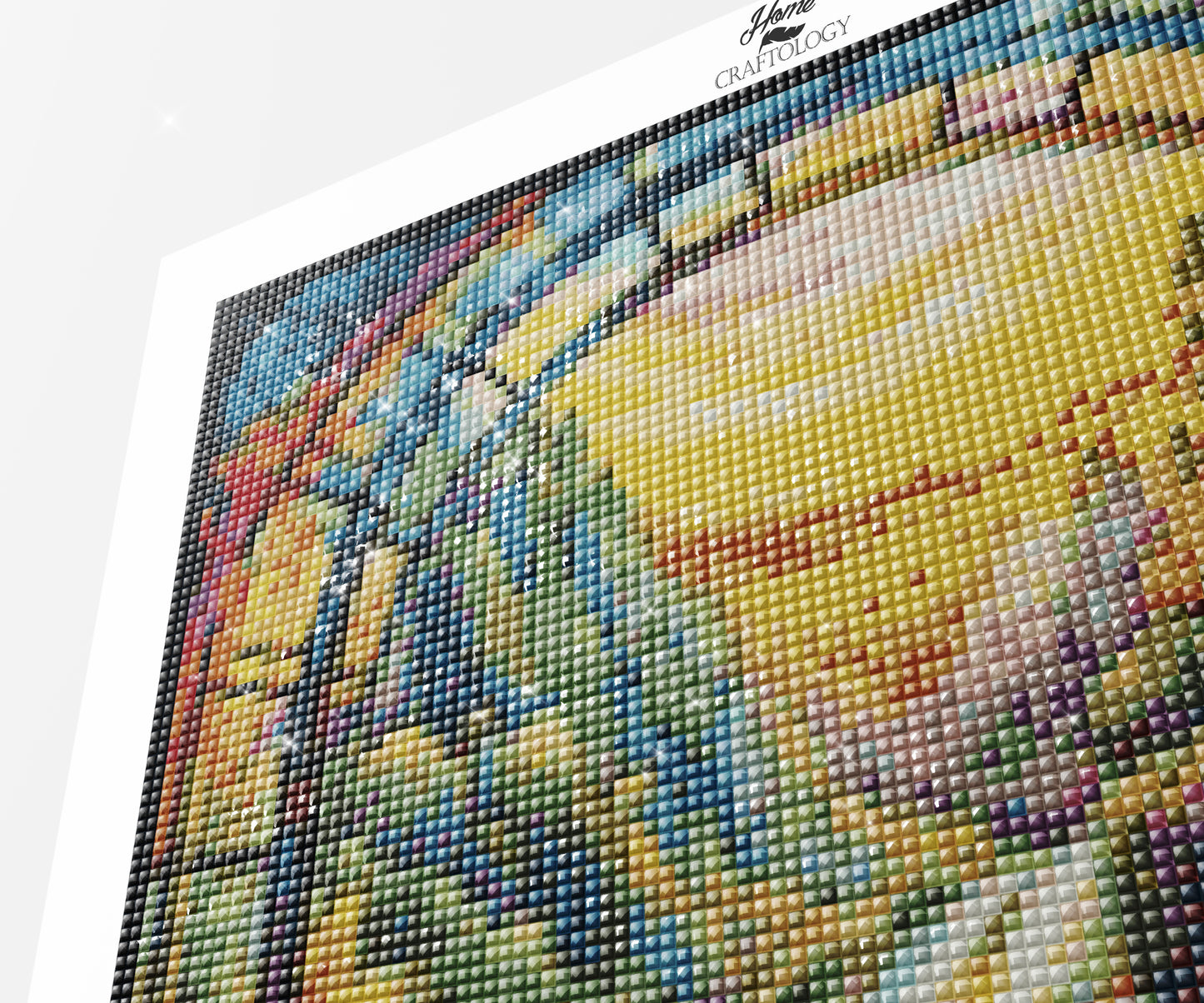 Stained Glass Waterfalls - Exclusive Premium Diamond Painting Kit