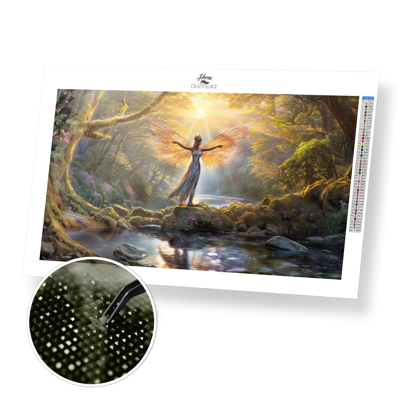 Fairy by the Swamp - Premium Diamond Painting Kit