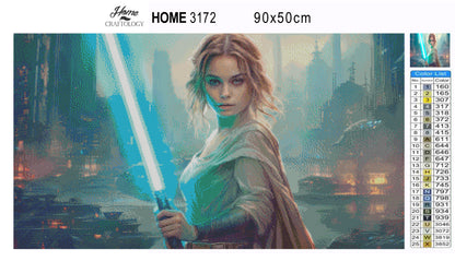 Defender of the Galactic Republic - Exclusive Premium Diamond Painting Kit