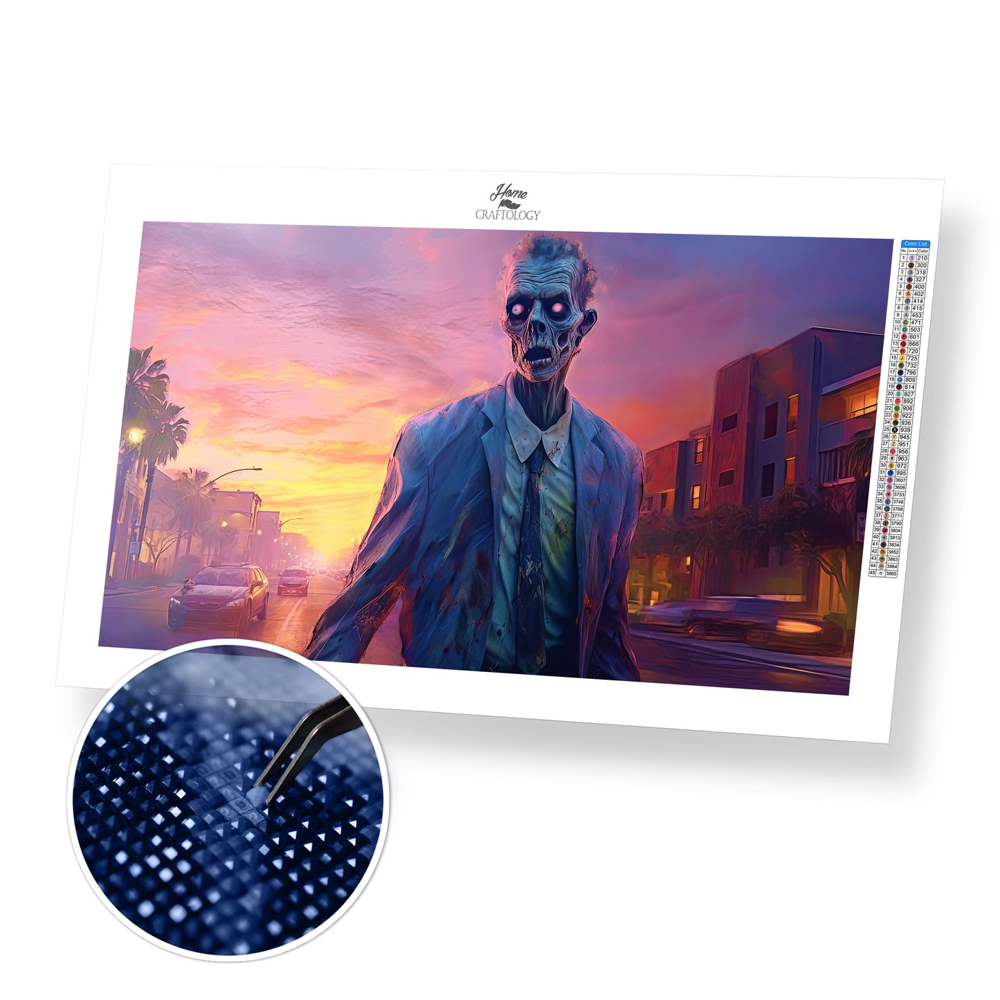 Zombie - Exclusive Premium Diamond Painting Kit