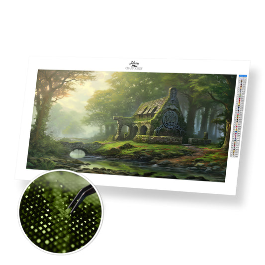 Celtic Monument - Exclusive Premium Diamond Painting Kit