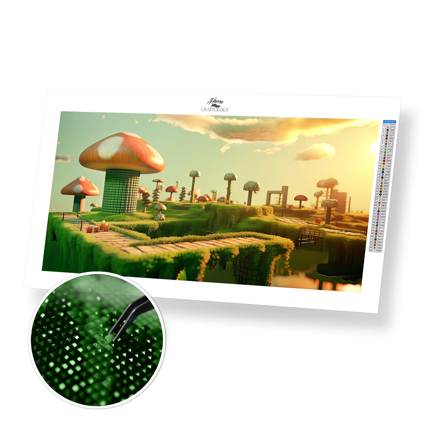 Huge Mushrooms - Premium Diamond Painting Kit