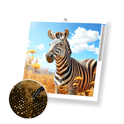 Zebra - Premium Diamond Painting Kit