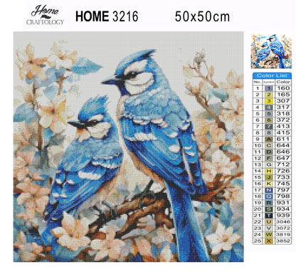 Blue Jays - Exclusive Premium Diamond Painting Kit