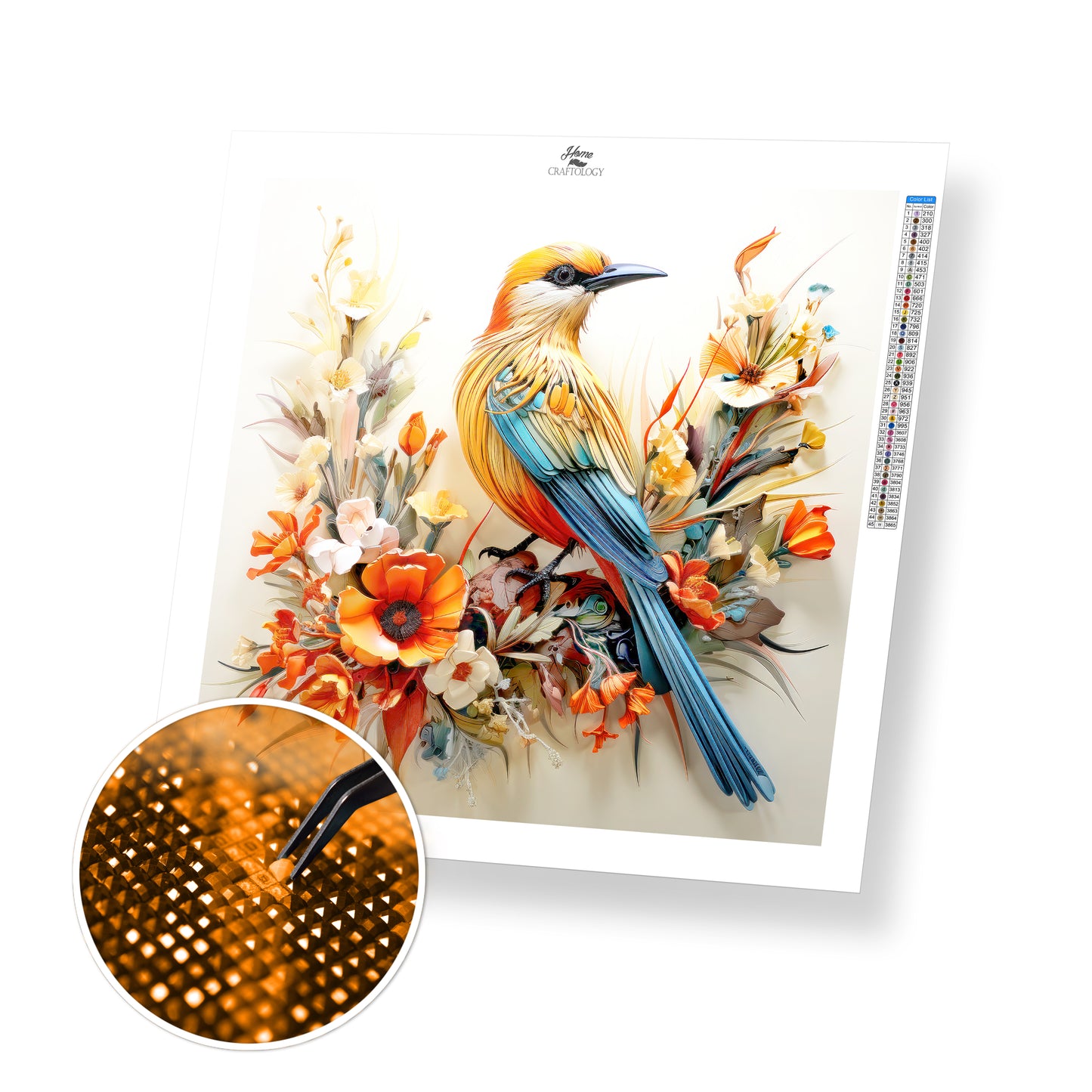 Paradise Bird - Exclusive Premium Diamond Painting Kit