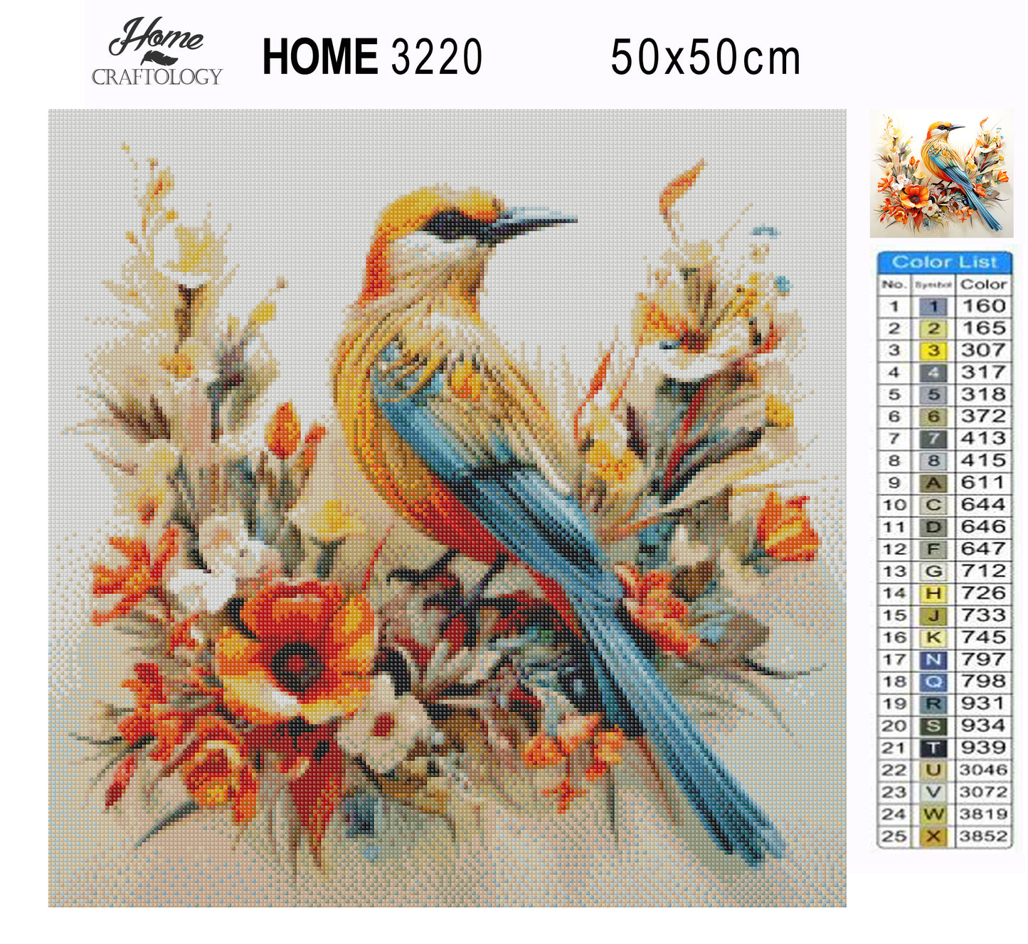 Paradise Bird - Exclusive Premium Diamond Painting Kit