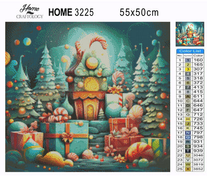 Candyland Christmas - Exclusive Premium Diamond Painting Kit