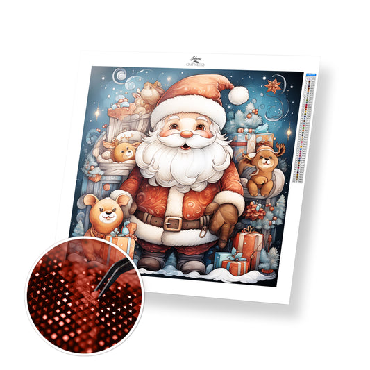 Jolly Old Saint Nicholas - Exclusive Premium Diamond Painting Kit