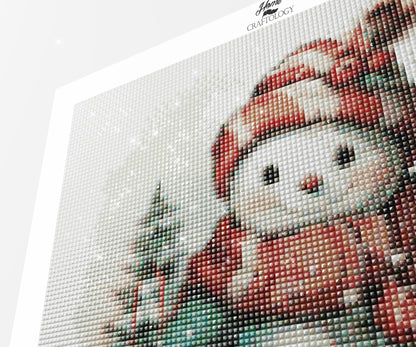 Snowman Painting - Exclusive Premium Diamond Painting Kit