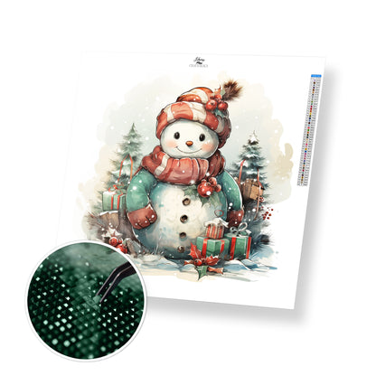 Snowman Painting - Exclusive Premium Diamond Painting Kit