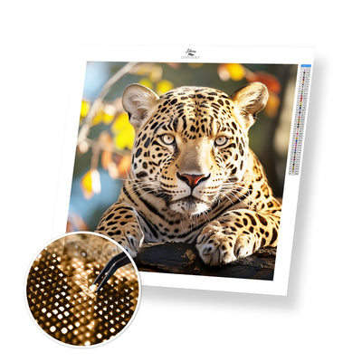 Jaguar Close-up - Premium Diamond Painting Kit