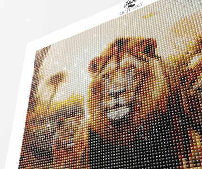 Lions in the Safari - Exclusive Premium Diamond Painting Kit