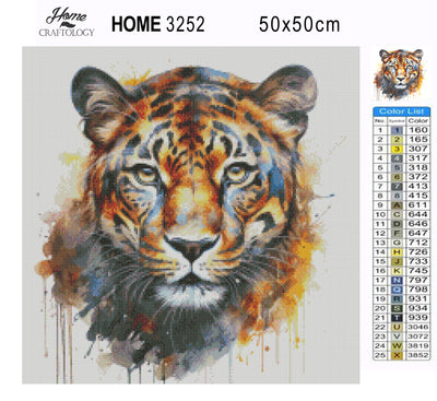 Tiger Painting - Premium Diamond Painting Kit