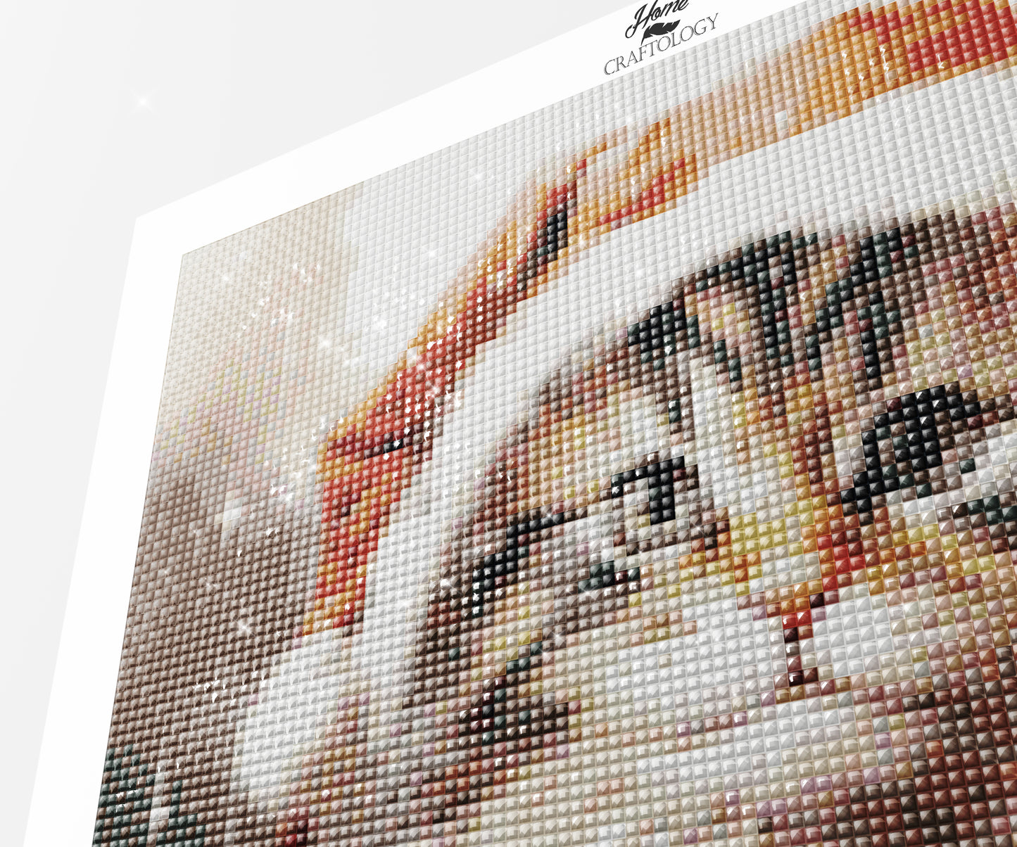 Cat in a Santa Hat - Exclusive Premium Diamond Painting Kit