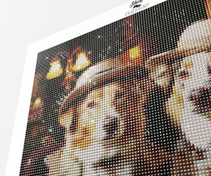 Dogs on a Date - Exclusive Premium Diamond Painting Kit