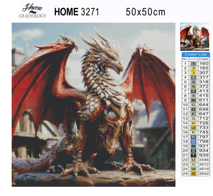 Red Dragon- Exclusive Premium Diamond Painting Kit