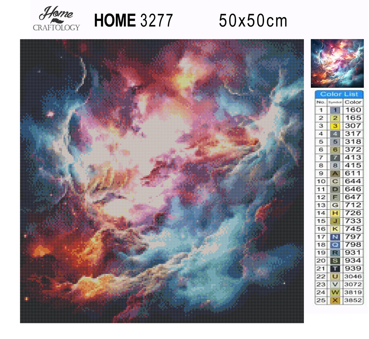 Explosion of Stars - Exclusive Premium Diamond Painting Kit