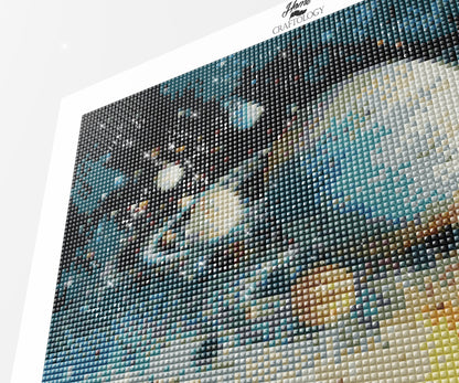 View of Planets - Exclusive Premium Diamond Painting Kit