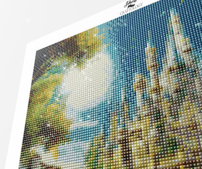 Castle in the Forest - Exclusive Premium Diamond Painting Kit