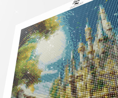 Castle in the Forest - Premium Diamond Painting Kit