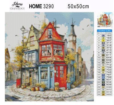 House by the Curb - Premium Diamond Painting Kit