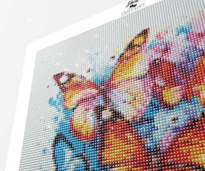 Butterflies Watercolor Painting - Exclusive Premium Diamond Painting Kit