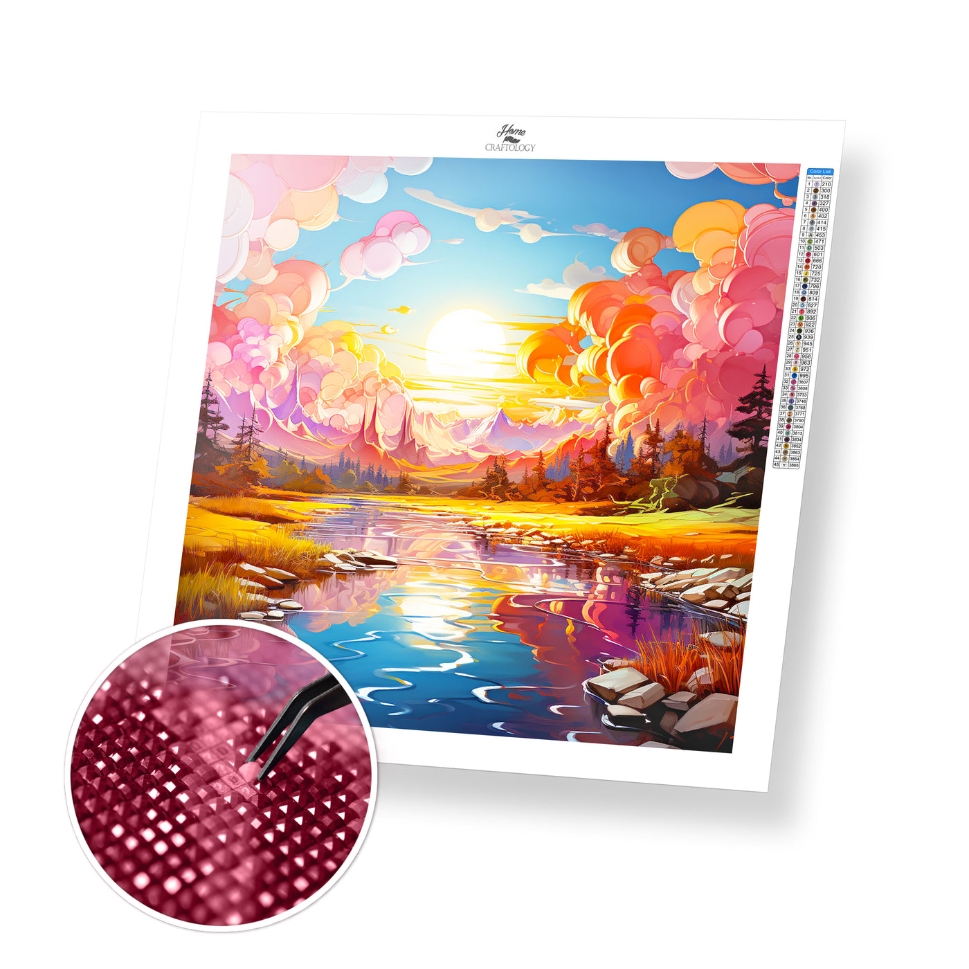 Candy Colored Sky - Premium Diamond Painting Kit