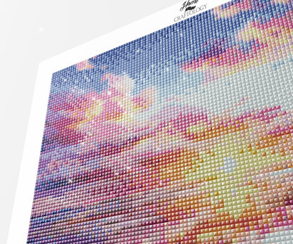 Cotton Candy Clouds - Exclusive Premium Diamond Painting Kit