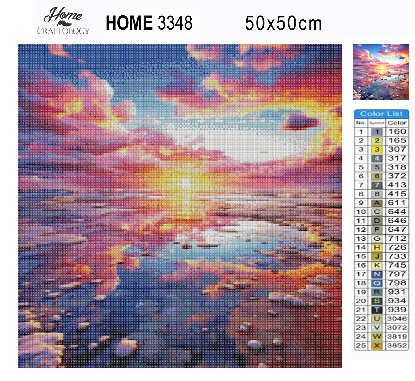 Cotton Candy Clouds - Exclusive Premium Diamond Painting Kit