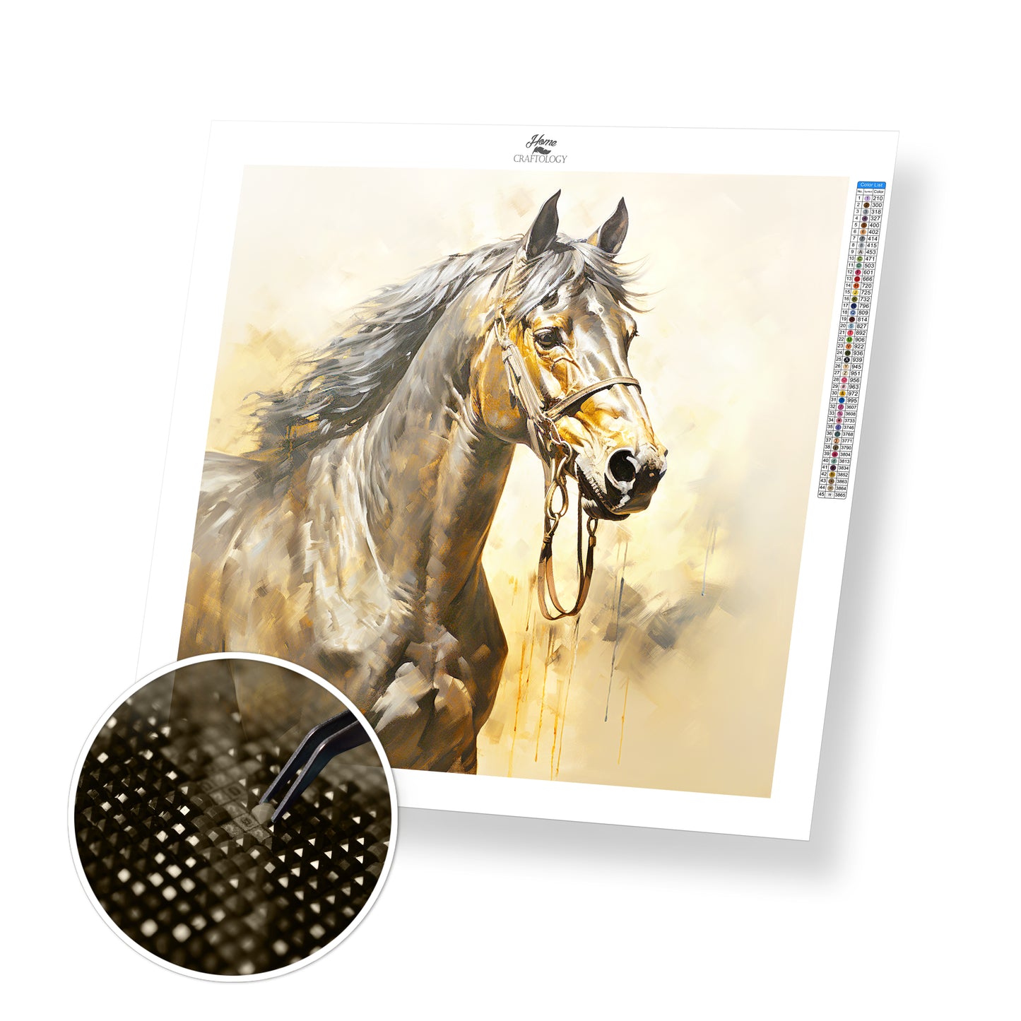 Brown Horse - Exclusive Premium Diamond Painting Kit