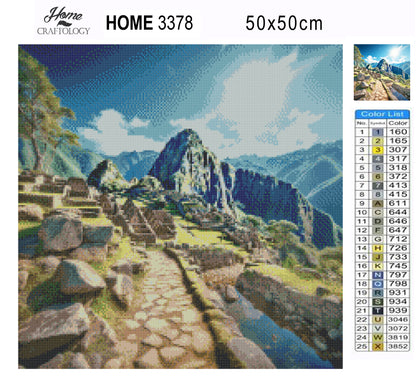 Machu Picchu - Exclusive Premium Diamond Painting Kit