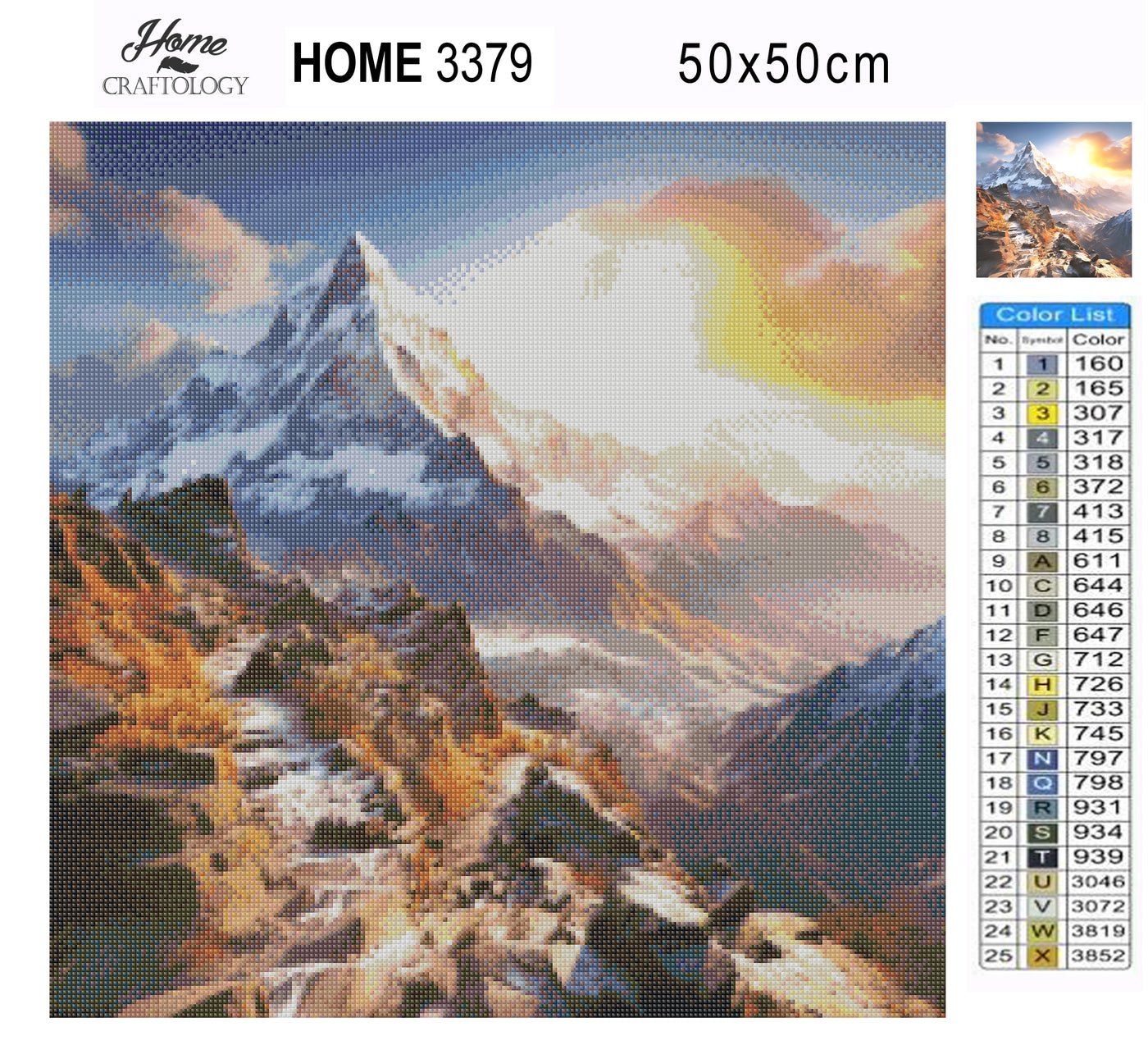 New! Mount Everest - Premium Diamond Painting Kit