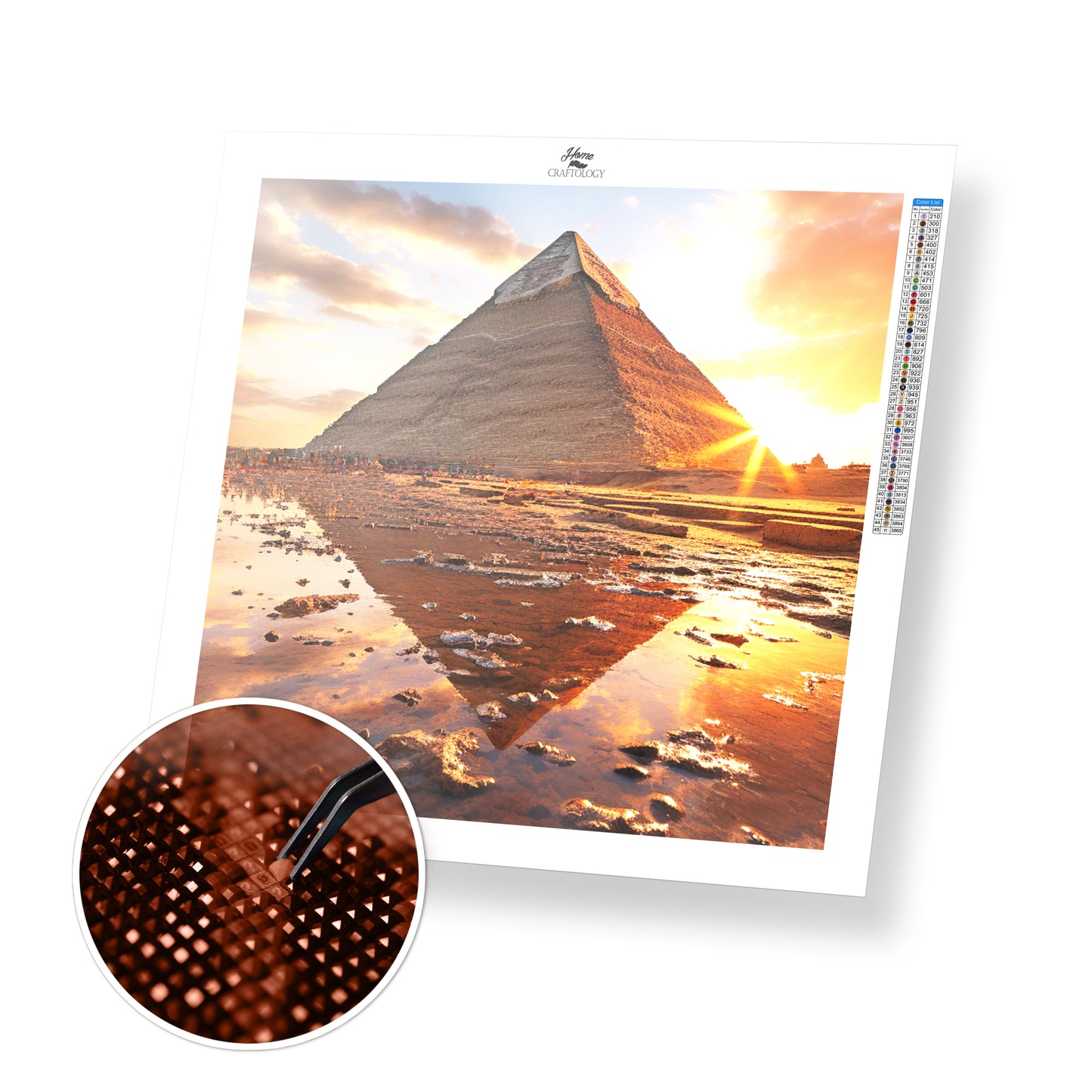 Pyramid of Giza - Exclusive Premium Diamond Painting Kit