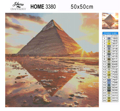 Pyramid of Giza - Exclusive Premium Diamond Painting Kit