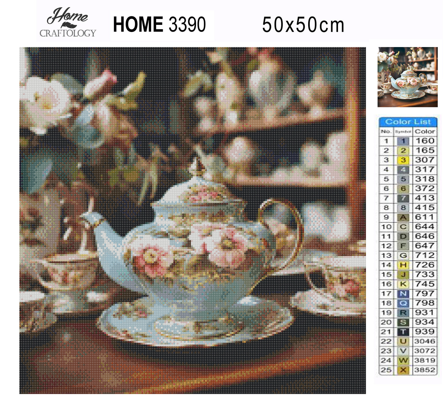 Vintage China - Exclusive Premium Diamond Painting Kit